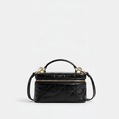 Quilted Compact Crossbody Bag