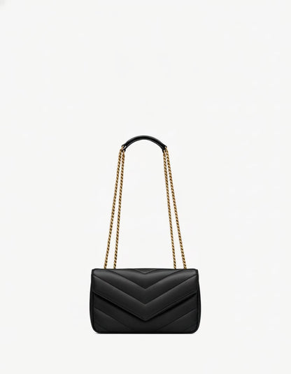 Small Quilted Lambskin Chain Shoulder & Crossbody Bag
