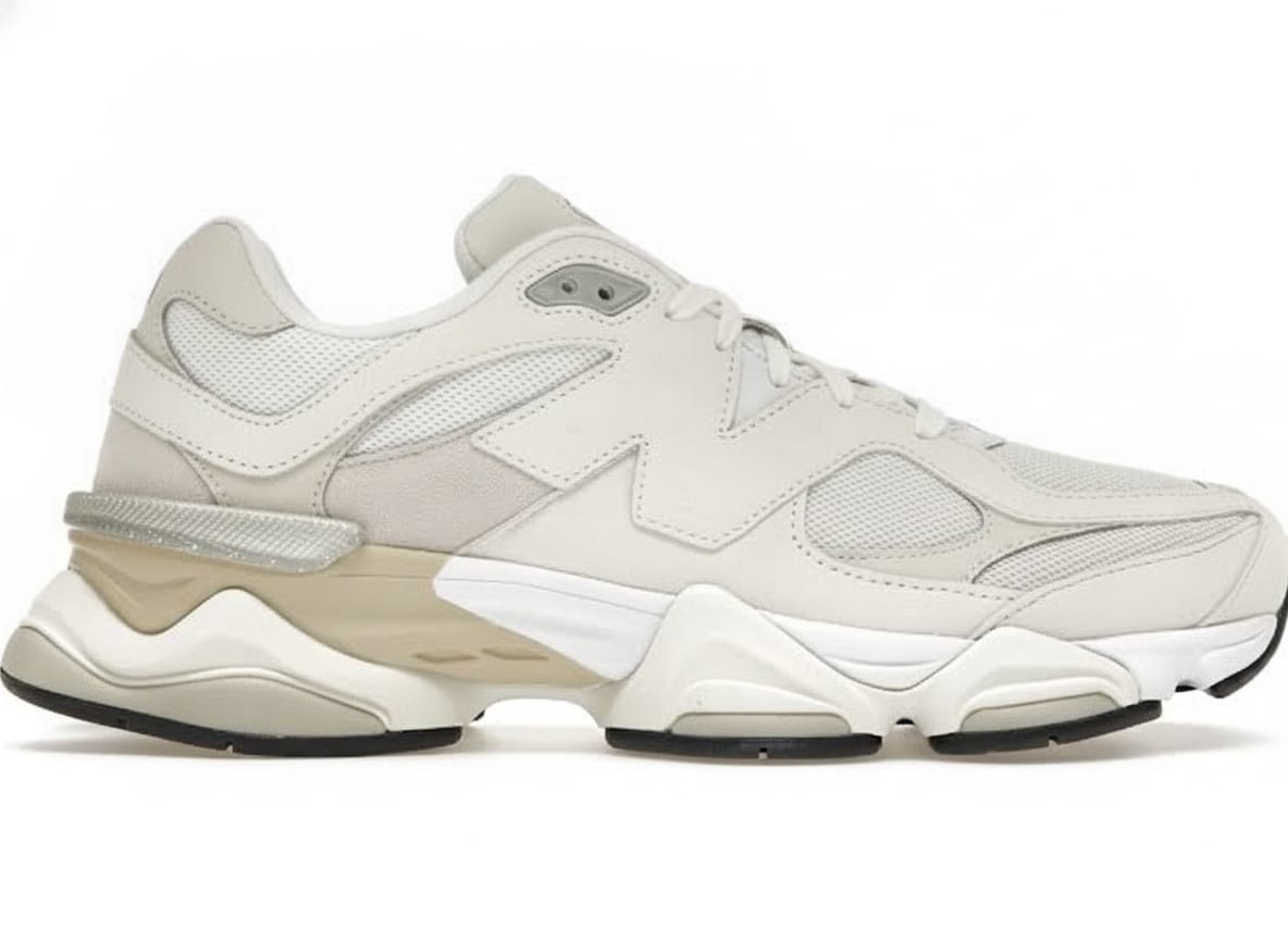 Modern Casual Sneakers - Off-White & Soft Tones