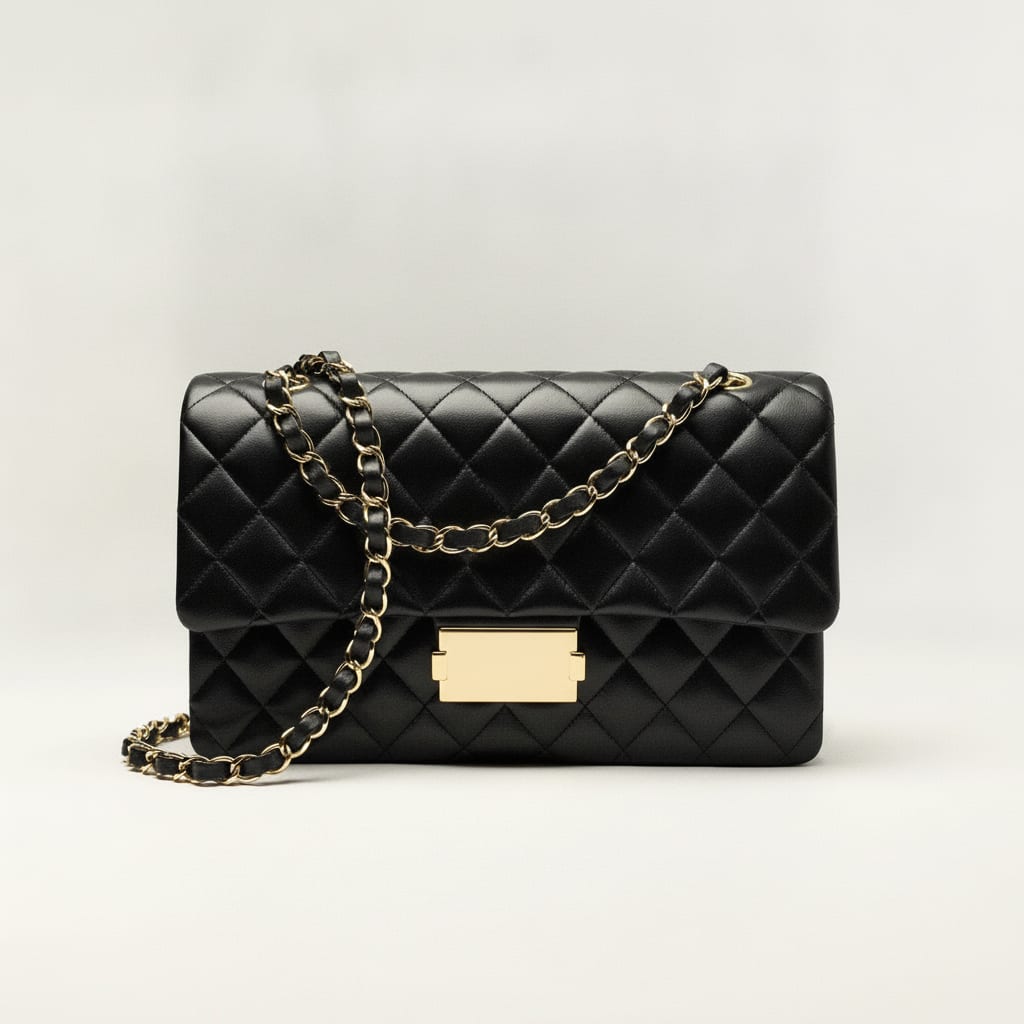 Classic Quilted Flap Handbag