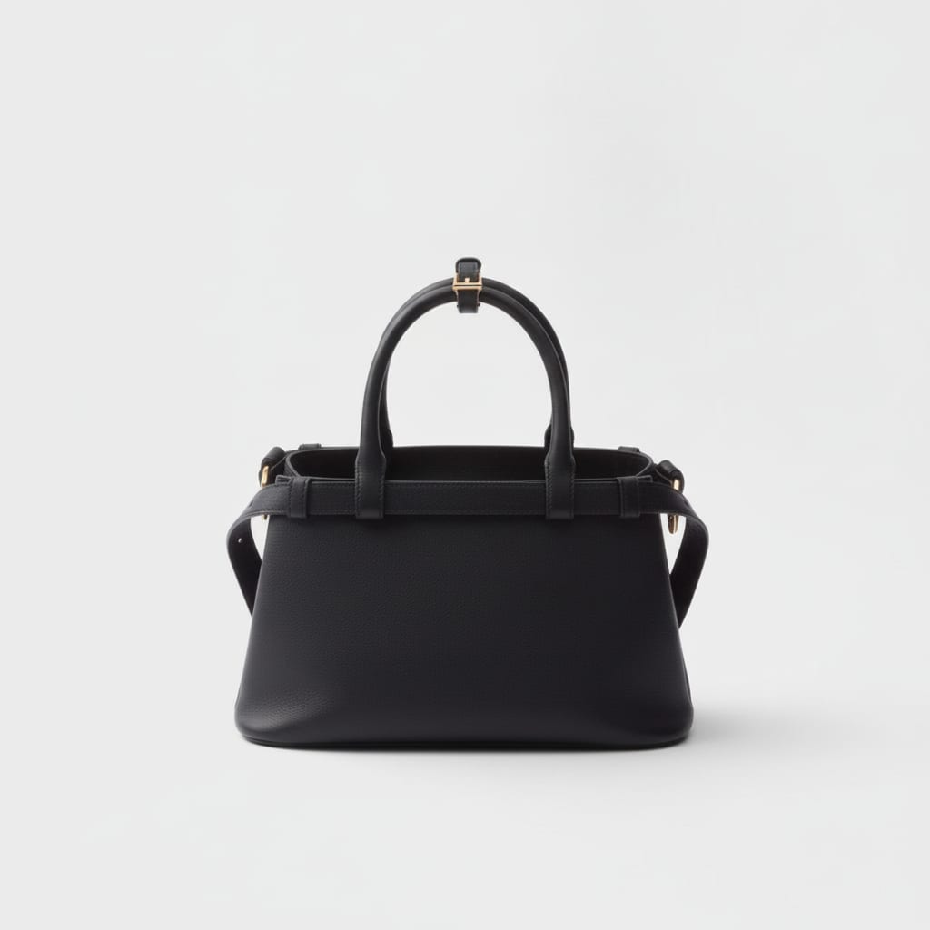 Buckle Small Leather Handbag
