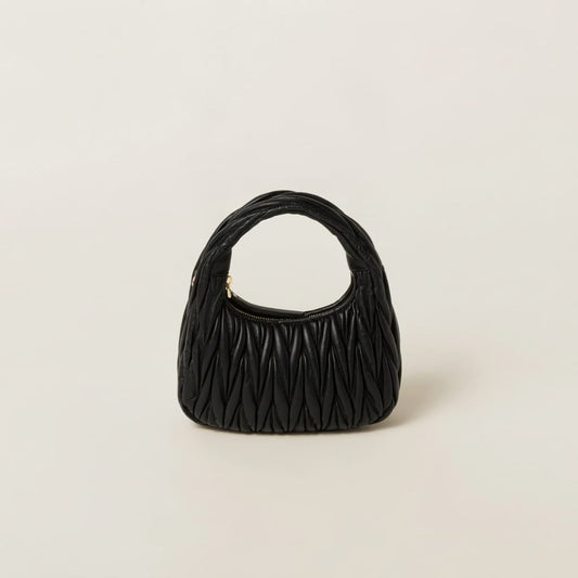 Matelassé Nappa Leather Hobo Bag