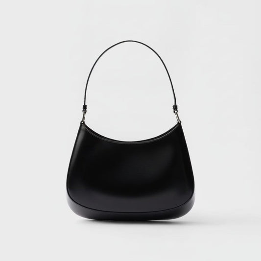 Brushed Leather Shoulder Bag