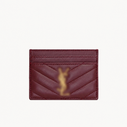 CASSANDRE MATELASSÉ card case in lambskin
